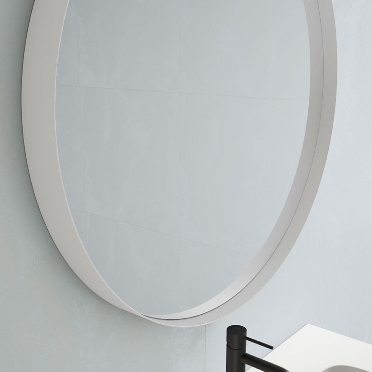 Spegel Luna 70 cm Vit-1